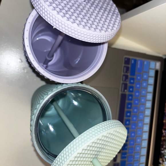 2 Studded Tumblers (pastel colors) - Picture 3 of 3